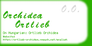 orchidea ortlieb business card